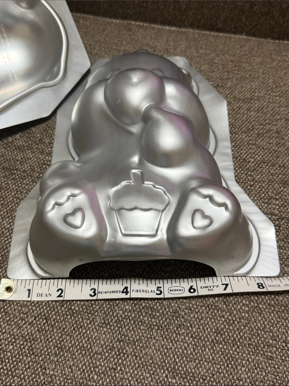 1984 Care Bear 3D Cake Mold Birthday Cupcake & Hearts